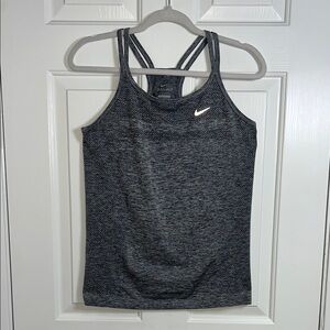 NIKE Dri-Fit Womens Gray Run Fast Live Fearless Activewear Racerback
Tank Size S